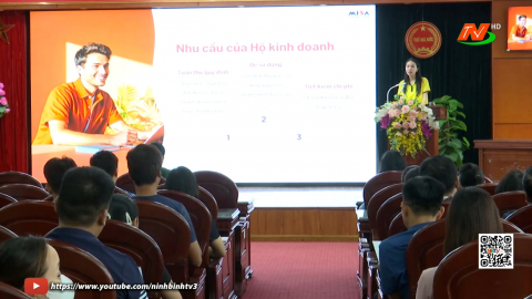 Hội nghị tập huấn hỗ trợ hộ, c&aacute; nh&acirc;n kinh doanh