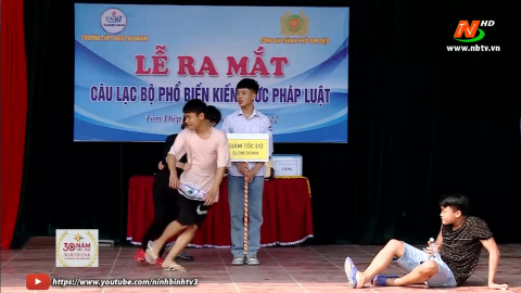 Đẩy mạnh tuy&ecirc;n truyền về giao th&ocirc;ng ở Trường THPT Ng&ocirc; Th&igrave; Nhậm