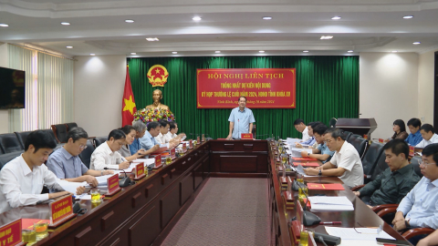 Thống nhất nội dung kỳ họp cuối năm 2024, HĐND tỉnh Ninh B&igrave;nh kh&oacute;a XV