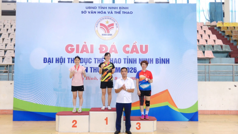 Giải đ&aacute; cầu Đại hội Thể dục thể thao tỉnh Ninh B&igrave;nh lần thứ I năm 2026