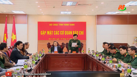 Bộ CHQS tỉnh gặp mặt cơ quan b&aacute;o ch&iacute;