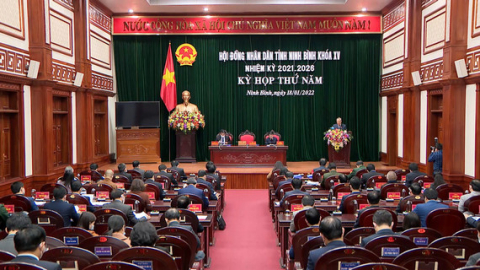 Kỳ họp thứ năm - HĐND tỉnh kh&oacute;a XV