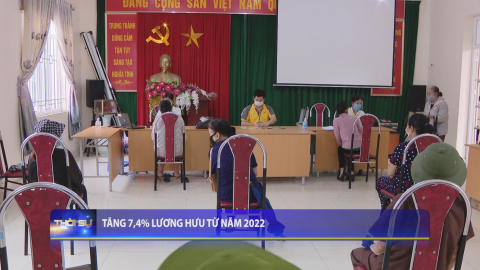 Tăng 7,4% lương hưu từ năm 2022