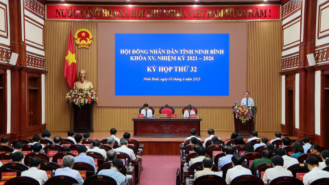 Kỳ họp thứ 32 HĐND tỉnh kho&aacute; XV, nhiệm kỳ 2021 - 2026