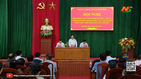 X&atilde; B&igrave;nh Minh đối thoại với đại diện c&aacute;c tầng lớp Nh&acirc;n d&acirc;n