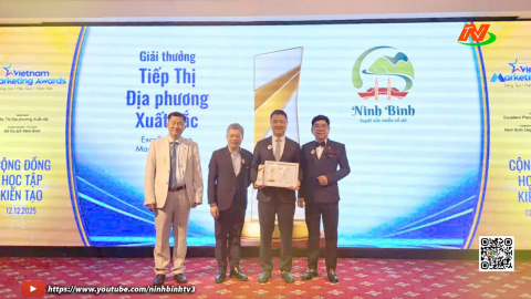 Ng&agrave;nh Du lịch Ninh B&igrave;nh đạt giải thưởng tiếp thị địa phương xuất sắc