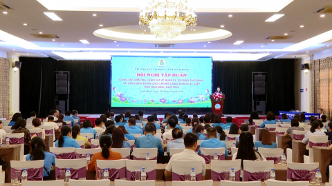 Tập huấn c&ocirc;ng t&aacute;c kiểm tra, gi&aacute;m s&aacute;t t&agrave;i ch&iacute;nh, t&agrave;i sản c&ocirc;ng đo&agrave;n
