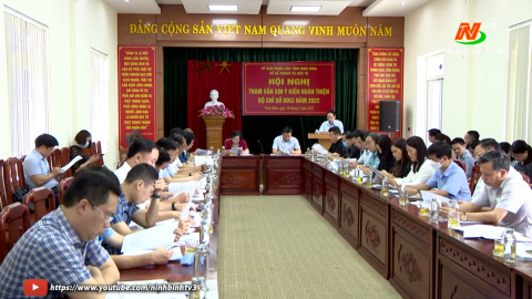 Hội nghị tham vấn xin &yacute; kiến ho&agrave;n thiện Bộ chỉ số DDCI tỉnh Ninh B&igrave;nh năm 2022