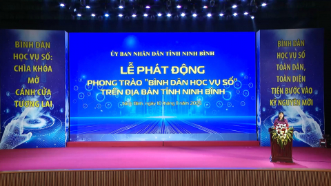 Ph&aacute;t động Phong tr&agrave;o &ldquo;B&igrave;nh d&acirc;n học vụ số&rdquo;