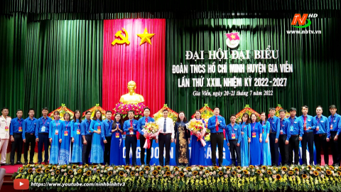 Đại hội đại biểu Đo&agrave;n TNCS Hồ Ch&iacute; Minh huyện Gia Viễn lần thứ XXIII