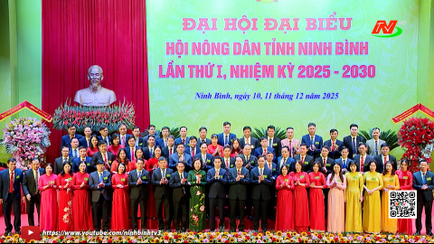 Đại hội đại biểu Hội N&ocirc;ng d&acirc;n tỉnh Ninh B&igrave;nh lần thứ I, nhiệm kỳ 2025-2030