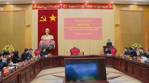 Th&ocirc;ng b&aacute;o nhanh kết quả Hội nghị Ban Chấp h&agrave;nh Trung ương Đảng kh&oacute;a XIII, th&aacute;ng 1/2025