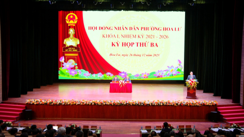 HĐND phường Hoa Lư v&agrave; x&atilde; Minh T&acirc;n tổ chức kỳ họp thường lệ cuối năm 2025