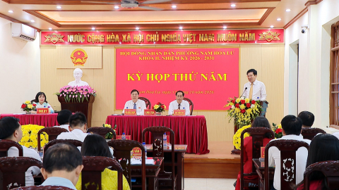 Kỳ họp thứ năm, HĐND phường Nam Hoa Lư