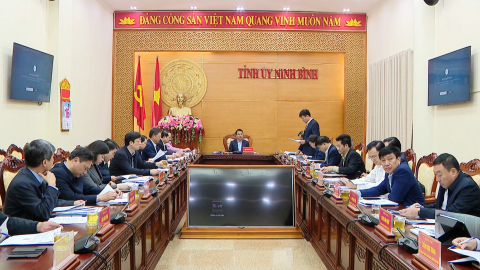 Hội nghị Ban Thường vụ Tỉnh ủy cho &yacute; kiến v&agrave;o một số nội dung quan trọng