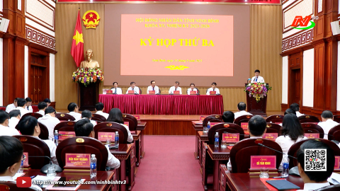 Kỳ họp thứ Ba, HĐND tỉnh kh&oacute;a XV, nhiệm kỳ 2021-2026