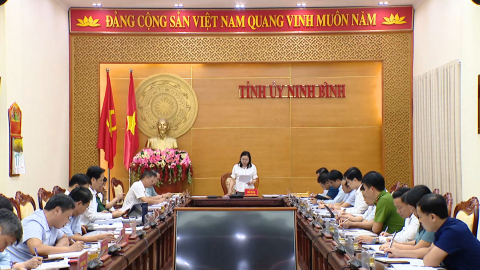 Ban Thường vụ Tỉnh ủy duyệt nội dung Đại hội đại biểu Đảng bộ phường Hoa Lư nhiệm kỳ 2025-2030