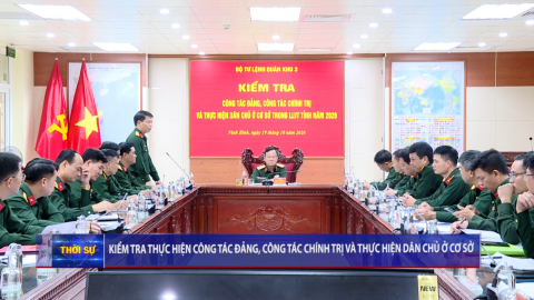 Kiểm tra thực hiện c&ocirc;ng t&aacute;c Đảng, c&ocirc;ng t&aacute;c ch&iacute;nh trị v&agrave; thực hiện d&acirc;n chủ ở cơ sở 