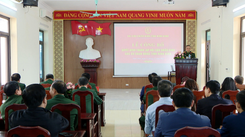 Th&agrave;nh lập Hội Cựu chiến binh c&aacute;c cơ quan Đảng tỉnh Ninh B&igrave;nh