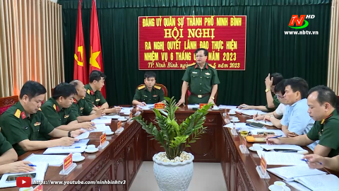 Đảng ủy Qu&acirc;n sự c&aacute;c địa phương thực hiện nhiệm vụ 6 th&aacute;ng cuối năm