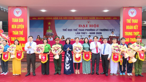 Đại hội Thể dục thể thao phường L&yacute; Thường Kiệt lần thứ I