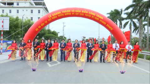 Kh&aacute;nh th&agrave;nh c&ocirc;ng tr&igrave;nh x&acirc;y dựng tuyến đường kết nối ĐT482