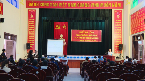 Ph&aacute;t động tuần lễ quốc gia nước sạch v&agrave; vệ sinh m&ocirc;i trường năm 2023
