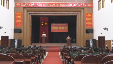 Kiểm tra sĩ quan năm 2022