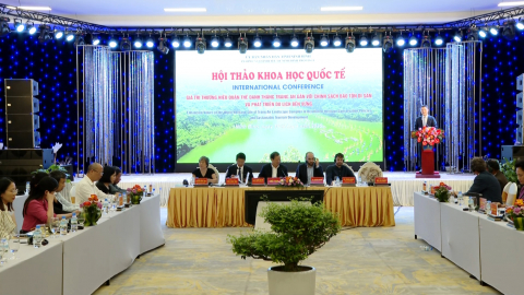 Hội thảo khoa học quốc tế về ph&aacute;t huy gi&aacute; trị thương hiệu Di sản Tr&agrave;ng An