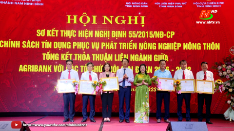 Agribank Ninh B&igrave;nh sơ kết Nghị định 55 của Ch&iacute;nh phủ