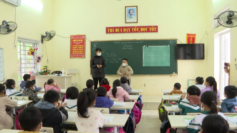 Hoa Lư tăng cường c&aacute;c biện ph&aacute;p ph&ograve;ng, chống Covid-19 cho trẻ em
