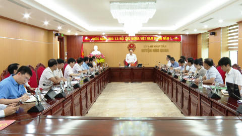 C&ocirc;ng t&aacute;c chuẩn bị cho việc vận h&agrave;nh đơn vị h&agrave;nh ch&iacute;nh mới tại huyện Nho Quan