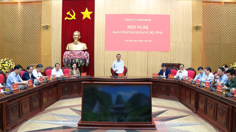 Hội nghị Ban Chấp h&agrave;nh Đảng bộ tỉnh