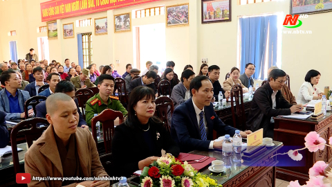 Đại biểu HĐND tỉnh tiếp x&uacute;c cử tri x&atilde; Kh&aacute;nh Thiện