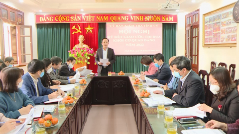 K&yacute; kết giao ước thi đua khối cơ quan Đảng năm 2022