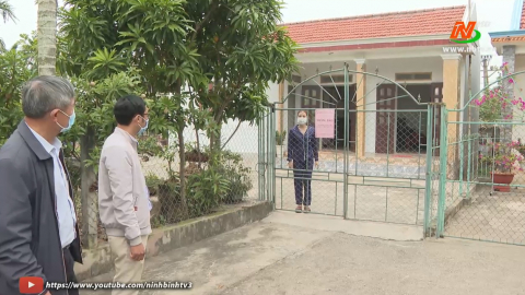 Kim Sơn tăng cường quản l&yacute; c&aacute;c trường hợp c&aacute;ch ly tại nh&agrave;