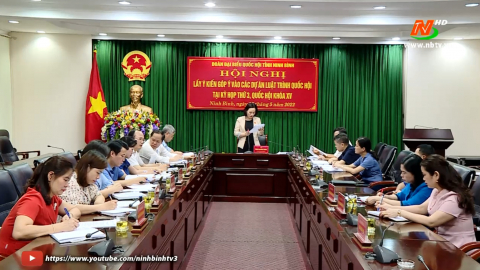 Lấy &yacute; kiến g&oacute;p &yacute; Dự thảo Luật Thanh tra (sửa đổi) v&agrave; Luật thực hiện d&acirc;n chủ ở cơ sở  tr&igrave;nh kỳ họp thứ 3, Quốc hội kh&oacute;a XV 