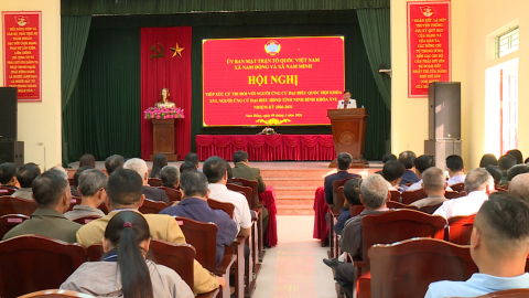 Tiếp x&uacute;c giữa cử tri với người ứng cử đại biểu Quốc hội, đại biểu Hội đồng nh&acirc;n d&acirc;n tỉnh tại x&atilde; Nam Đồng, Nam Minh, Nam Trực