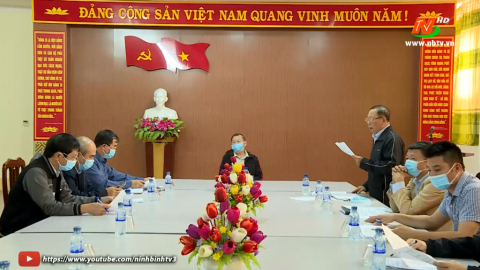 Họp Ban Tổ chức Giải quần vợt c&aacute;c c&acirc;u lạc bộ tỉnh Ninh B&igrave;nh lần thứ XV