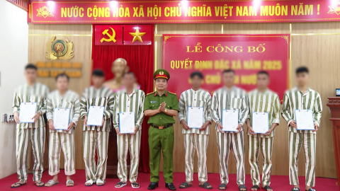 Lễ c&ocirc;ng bố Quyết định đặc x&aacute; của Chủ tịch nước năm 2025