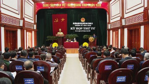 Kỳ họp thứ 4, HĐND Huyện Hoa Lư kh&oacute;a XX