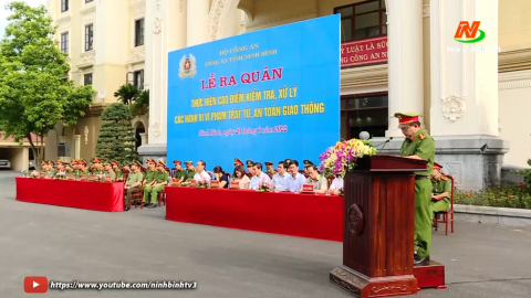 Ra qu&acirc;n thực hiện cao điểm kiểm tra, xử l&yacute; vi phạm giao th&ocirc;ng