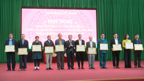 Đảng ủy x&atilde; T&acirc;n Thanh tổng kết c&ocirc;ng t&aacute;c x&acirc;y dựng Đảng năm 2025
