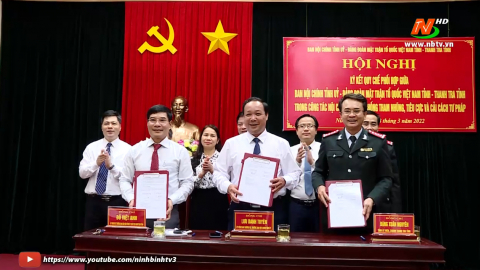 K&yacute; kết Quy chế phối hợp trong c&ocirc;ng t&aacute;c nội ch&iacute;nh, ph&ograve;ng chống tham nhũng