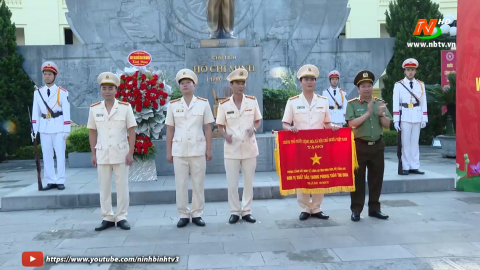 C&ocirc;ng an tỉnh tổ chức lễ b&aacute;o c&ocirc;ng, tuy&ecirc;n dương nh&acirc;n kỷ niệm 133 năm ng&agrave;y sinh Chủ tịch Hồ Ch&iacute; Minh