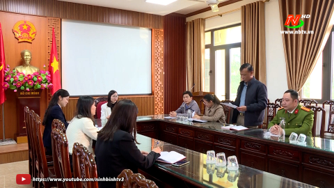 Nho Quan tập trung x&acirc;y dựng b&aacute;o c&aacute;o ch&iacute;nh trị Đại hội Đảng bộ c&aacute;c cấp