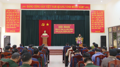 TP. Tam Điệp, huyện Kim Sơn, huyện Nho Quan triển khai c&ocirc;ng t&aacute;c quốc ph&ograve;ng, qu&acirc;n sự địa phương năm 2023