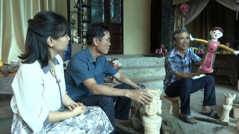Phường rối nước B&agrave;n Thạch nỗ lực giữ nghề