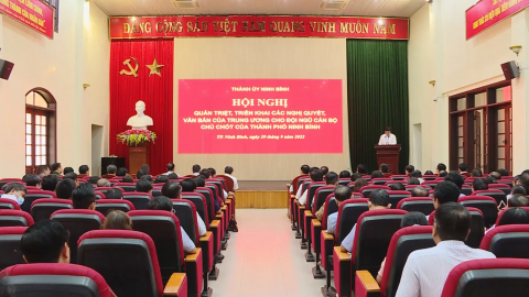 Th&agrave;nh ủy Ninh B&igrave;nh qu&aacute;n triệt, triển khai Nghị quyết, Văn bản của Trung ương