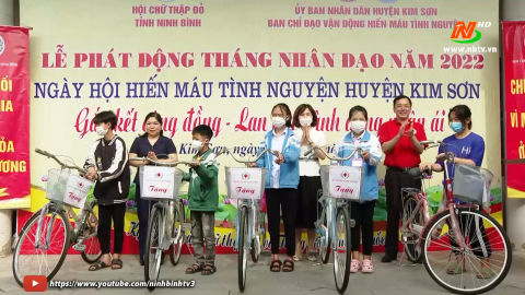 Ninh B&igrave;nh hưởng ứng th&aacute;ng nh&acirc;n đạo năm 2022